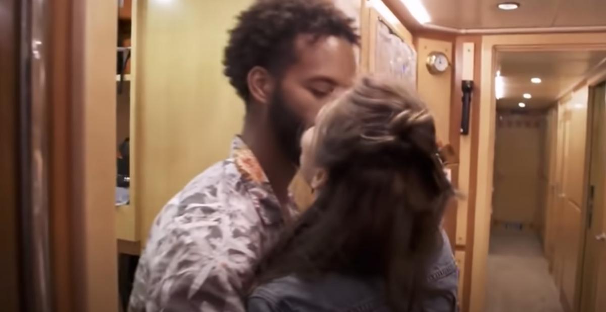 Jess kissing Wes on 'Below Deck'