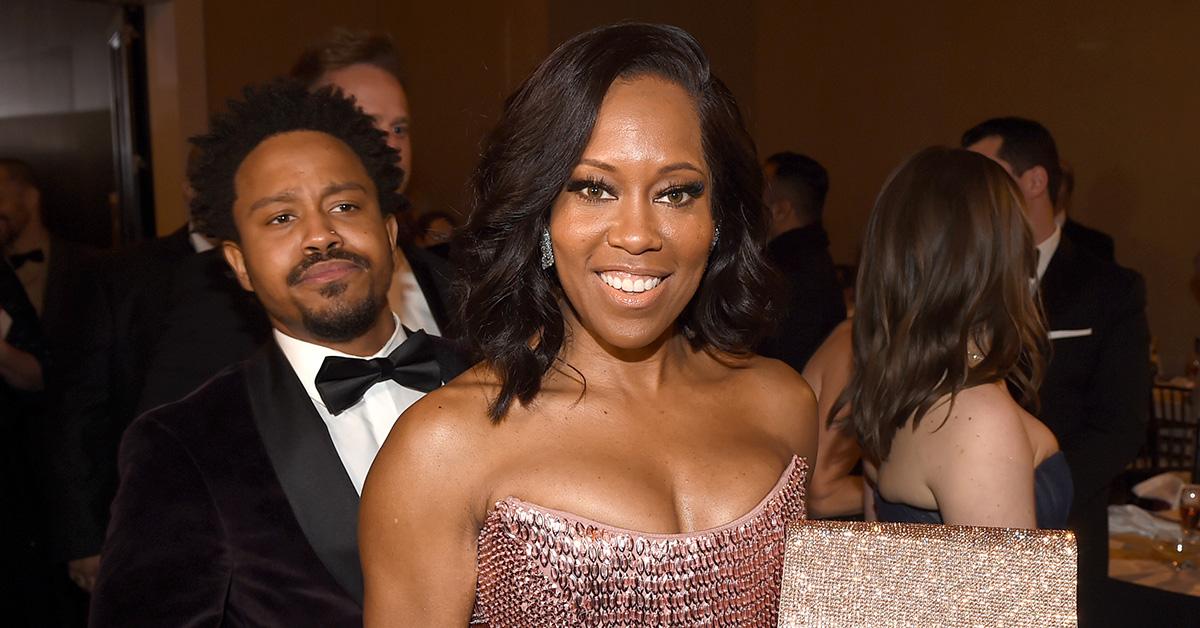 Regina King with her son Ian at the 76th Golden Globe Awards on Jan. 6, 2019