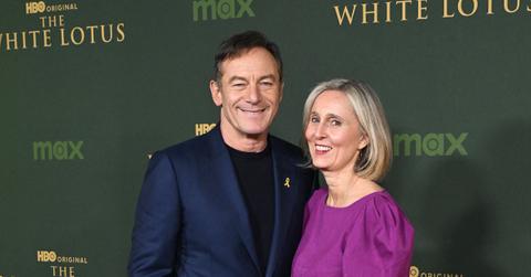 Jason Isaacs and his wife Emma Hewitt
