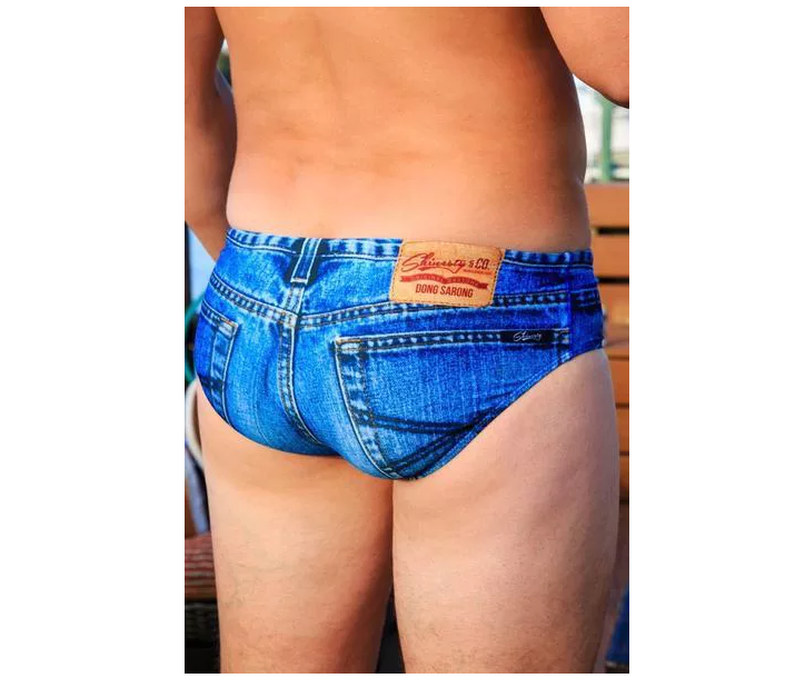 Denim speedo for clearance men