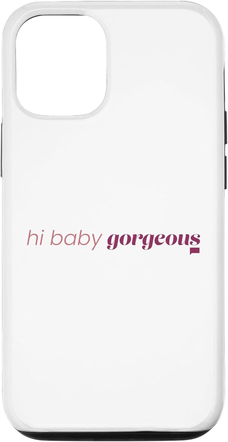 A white and pink phone case