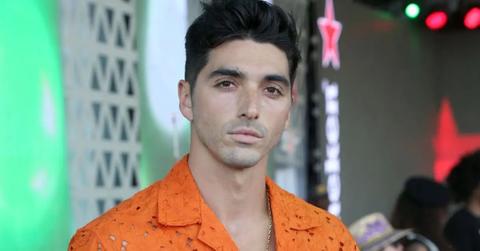 Taylor Zakhar Perez in an orange shirt.