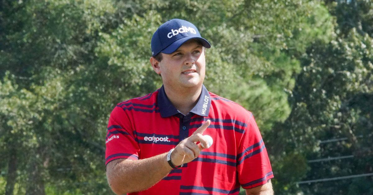 Patrick Reed golfing on the PGA Tour in 2021. 