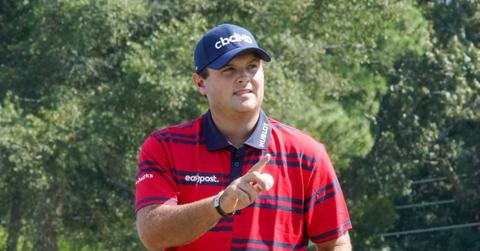 Patrick Reed golfing on the PGA Tour in 2021.