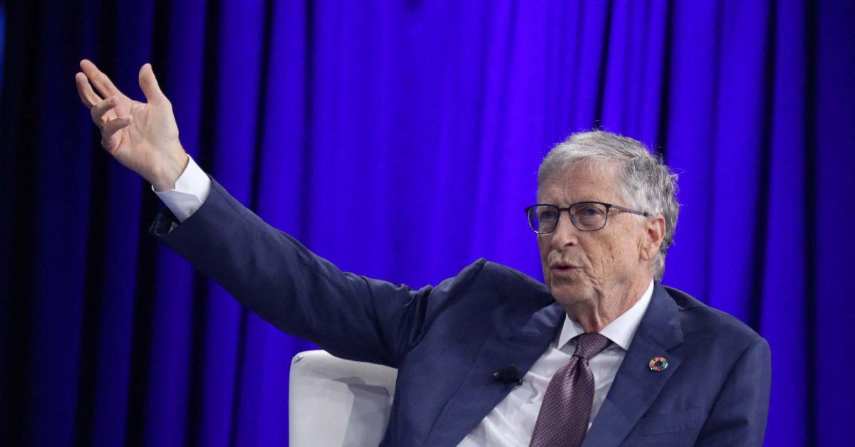 Bill Gates at the Clinton Global Initiative. 