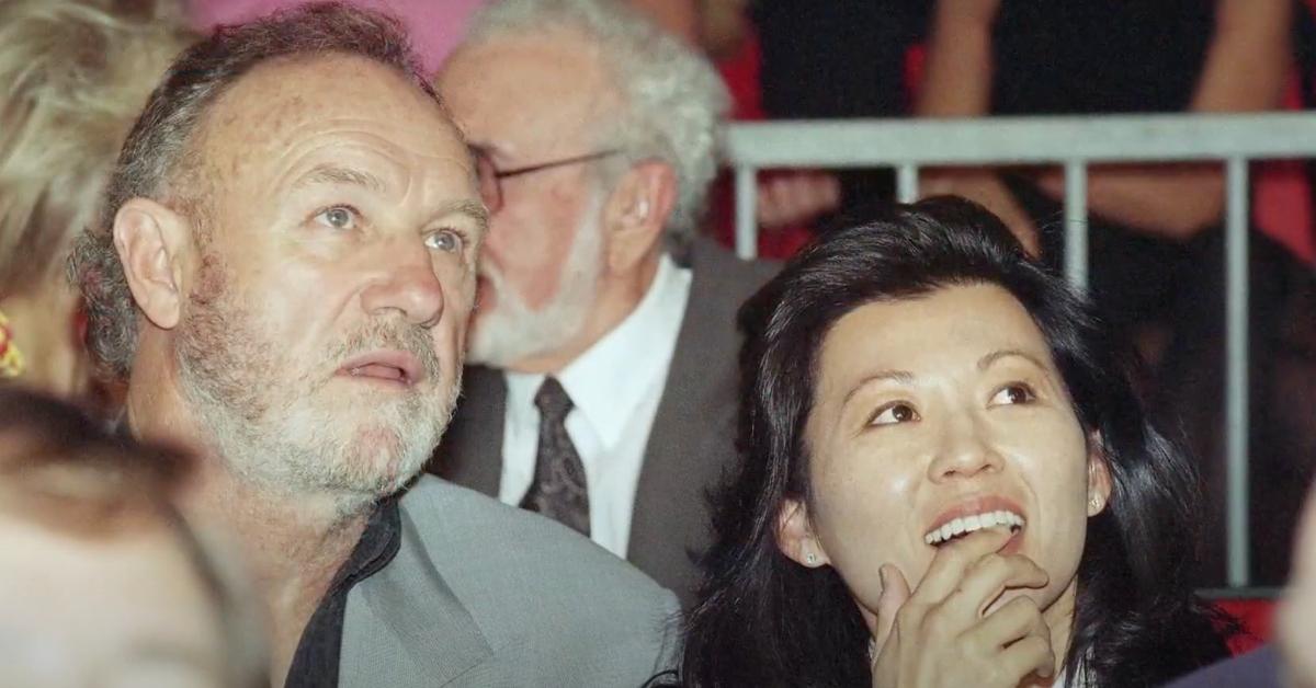 Gene Hackman with wife Betsy Arakawa