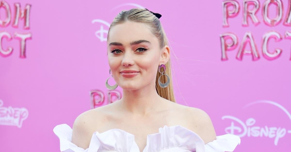 Meg Donnelly attends the Red Carpet Premiere Event For Disney Original Movie "Prom Pact" at Wilshire Ebell Theatre on March 24, 2023 in Los Angeles, California. (Photo by Unique Nicole/Getty Images)