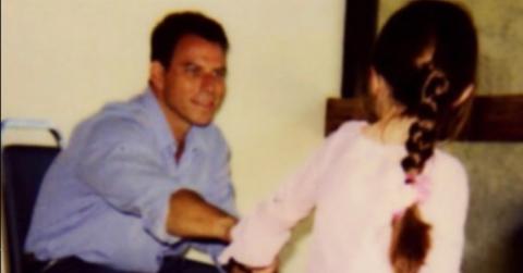 Erik Menendez with his daughter