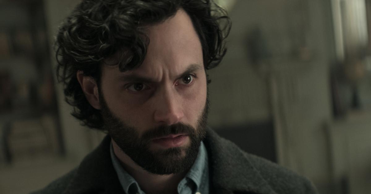 Penn Badgley as Joe Goldberg / Jonathan Moore in Season 4 of 'You'