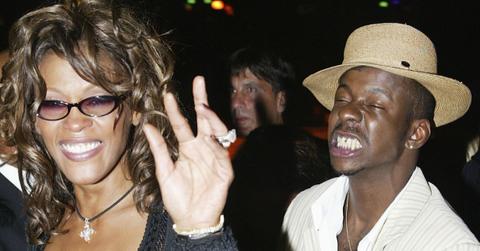 Whitney Houston and Bobby Brown