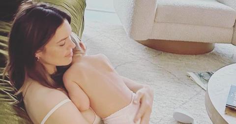 Mandy and her firstborn son, August 'Gus' Harrison