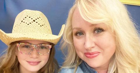 Jamerrill Stewart with daughter going line dancing