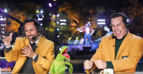 Joe Tessitore, Kermit, and Rob Riggle