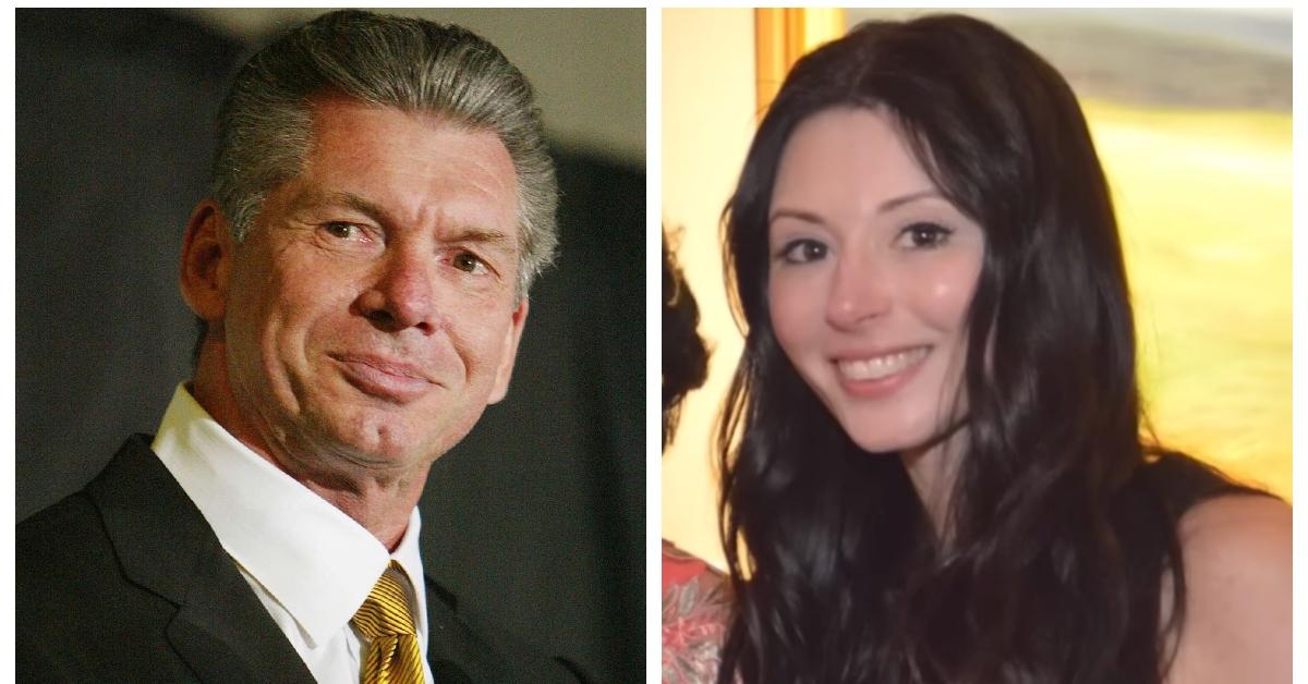 (L-R): Vince McMahon; Janel Grant