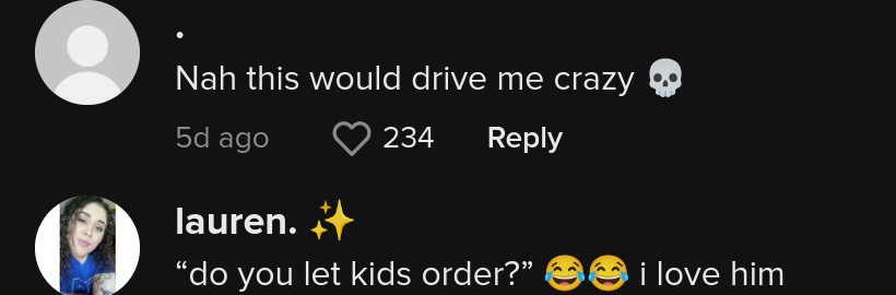 kid orders dairy queen drive thru