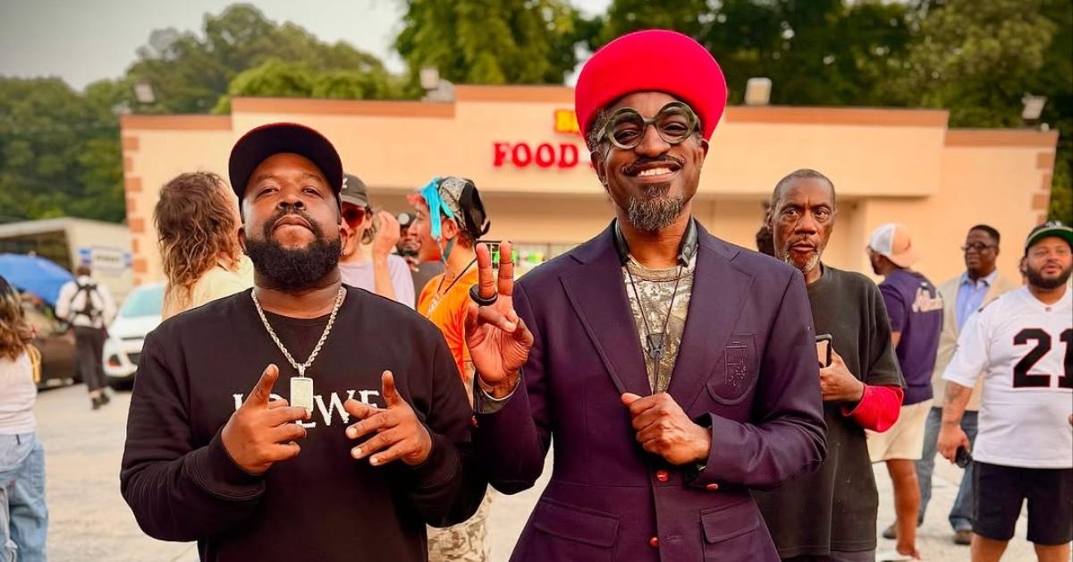 Outkast posing together in June 2025.