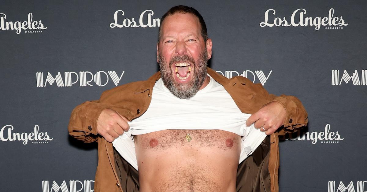 Bert Kreischer pulling up his shirt