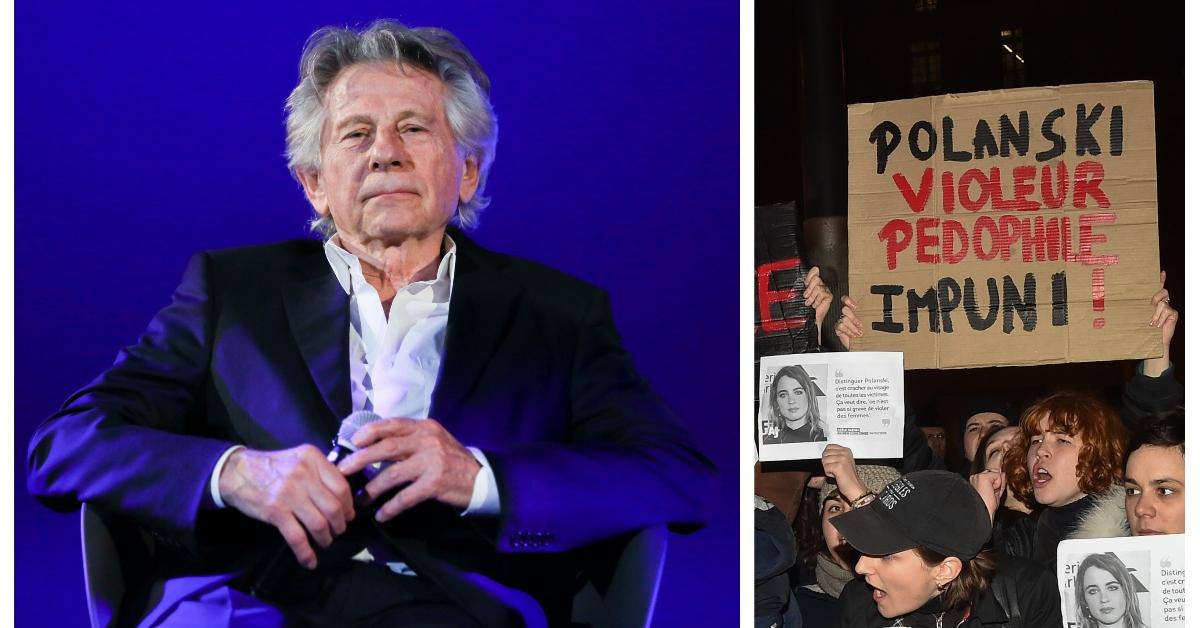 Roman Polanski; Protesters