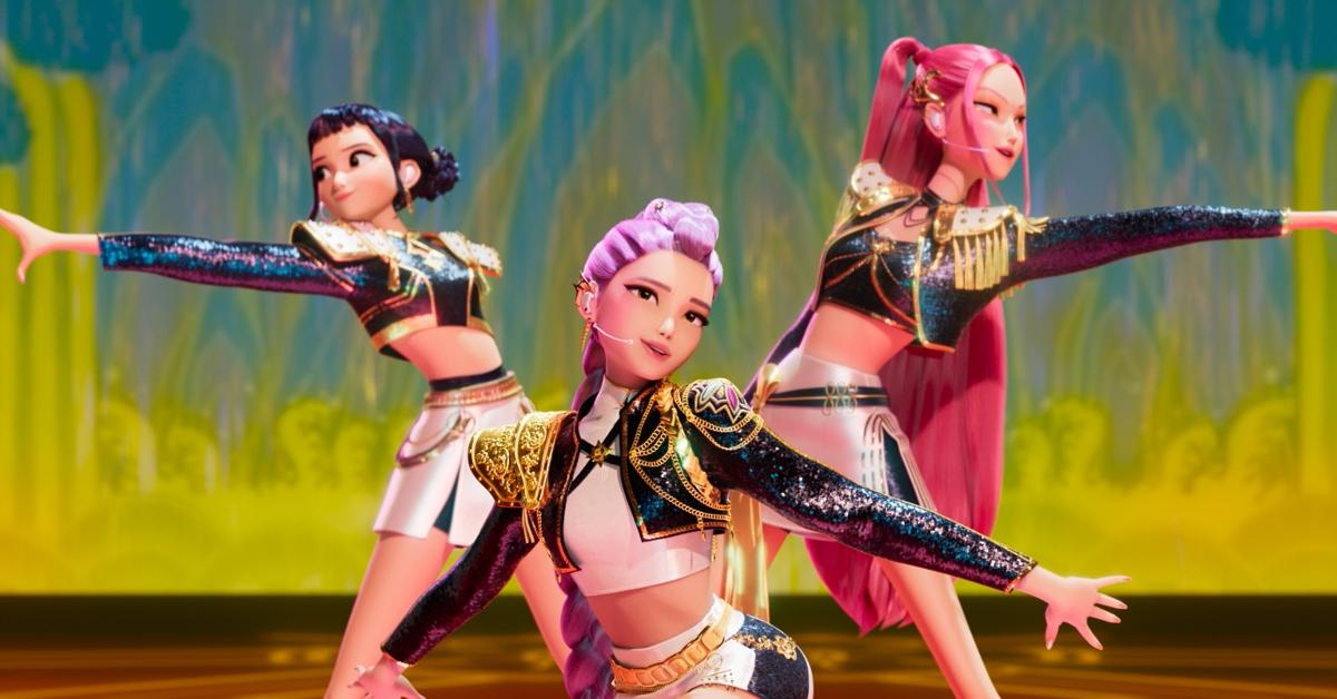 Rumi, Mira and Zoey from 'KPop Demon Hunters'