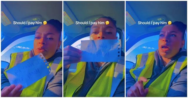 Viral video of woman saying neighbor demanded $150 for cleaning her yard.