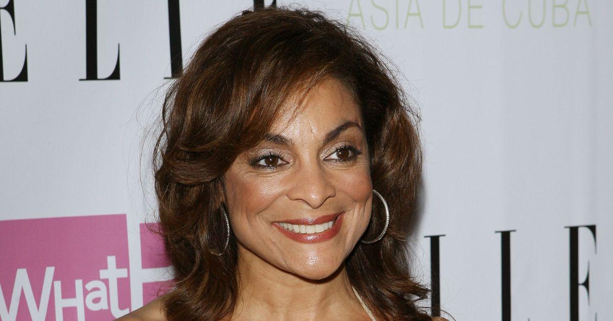 Jasmine Guy smiling at an event.