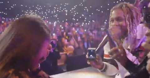 Lil Durk Proposing to India Royale