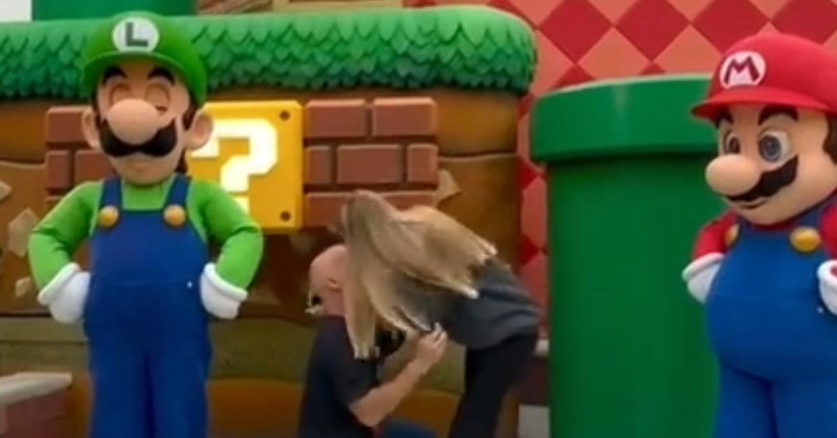 Luigi really said, "I pretend I do not see it."