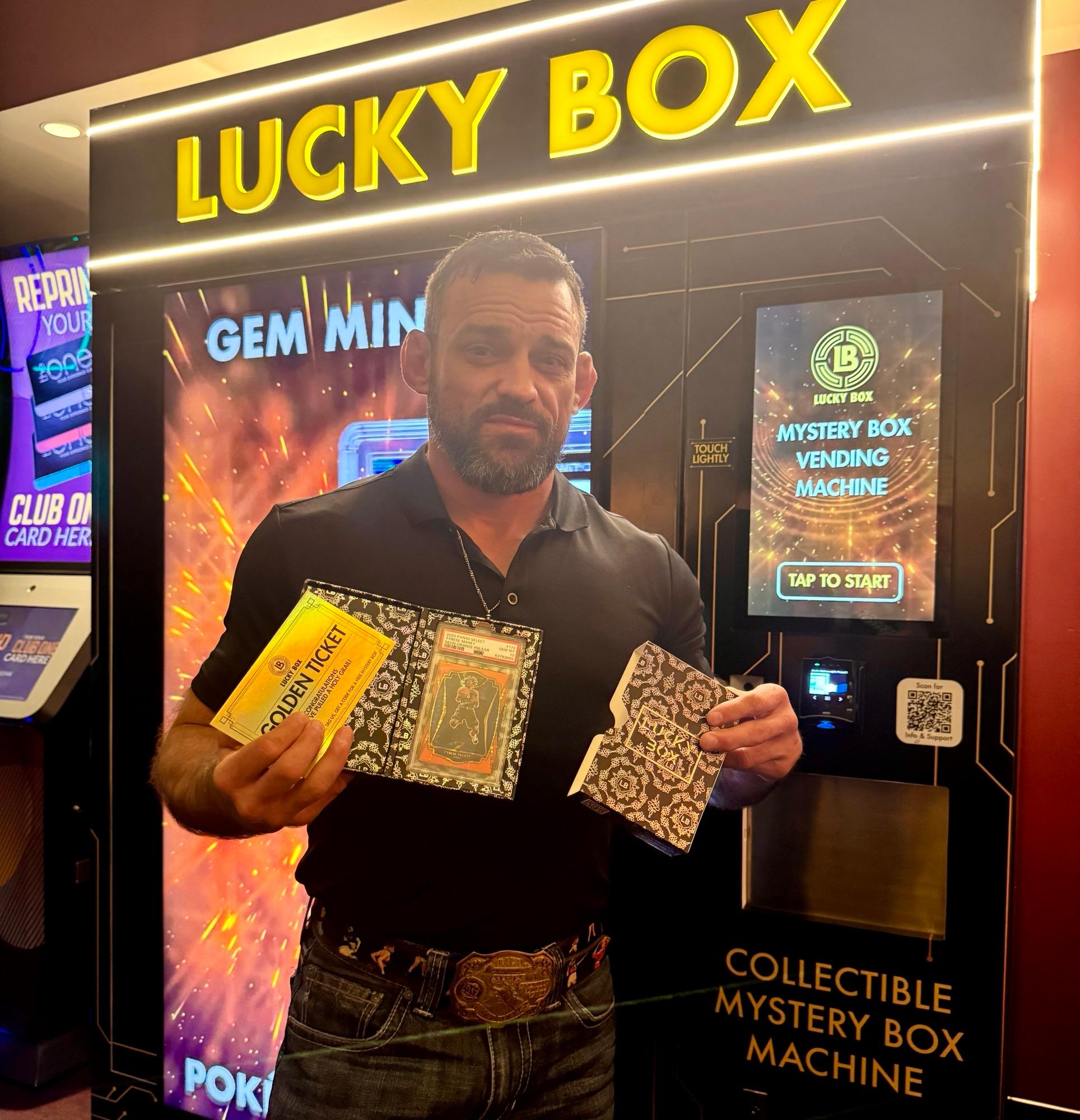 mma fighter ufc coach justin adams lucky box circa las vegas