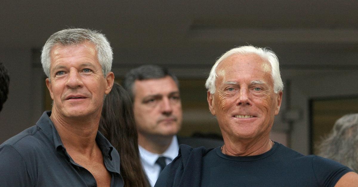 Pantaleo "Leo" Dell'Orco and Giorgio Armani