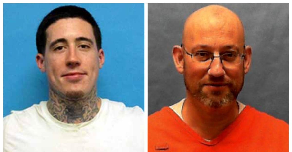 (L-R) Wade Wilson mug shot; Mark Sievers mug shot