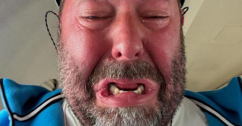 Bert Kreischer crying selfie