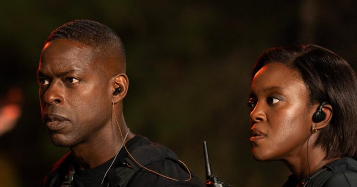 (l-r): Sterling K. Brown and Krys Mitchell in 'Paradise'