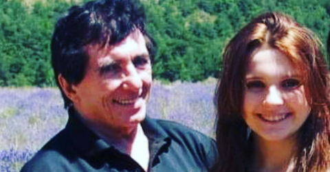 Abigail Breslin and her father