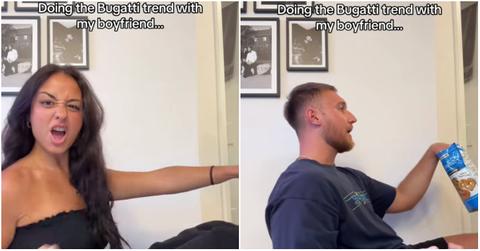 Bugatti trend on TikTok