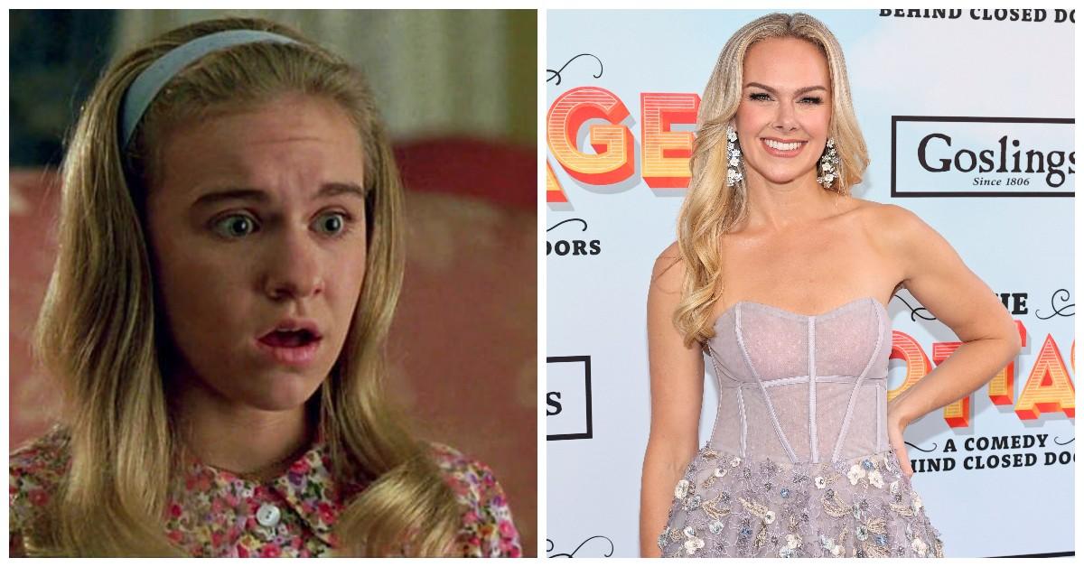 Laura Bell Bundy in 'Jumanji' and as an adult