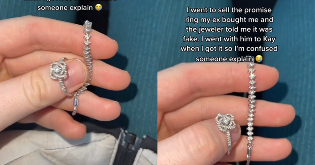 Jeweler Tells Woman Ring Ex Got Her from Kay Is Fake in Viral TikTok