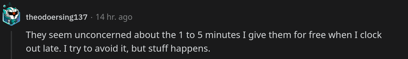 job notice  minute late equal to whole day