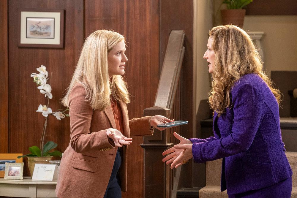 Harriet Dyer and Ana Gasteyer in 'American Auto'