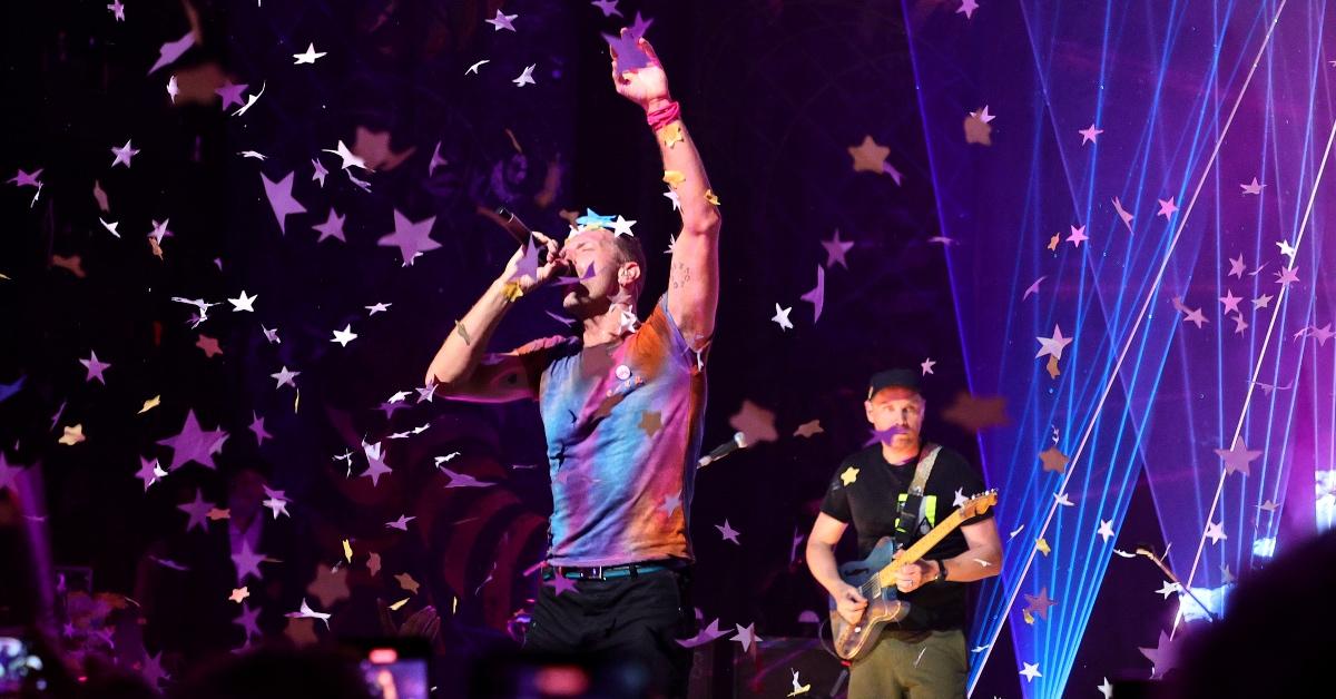 Coldplay performs at the Apollo Theater.