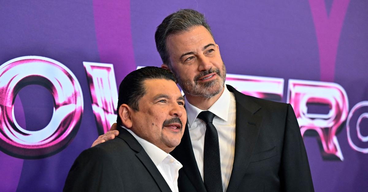 Jimmy Kimmel and his on-air partner Guillermo Rodriguez