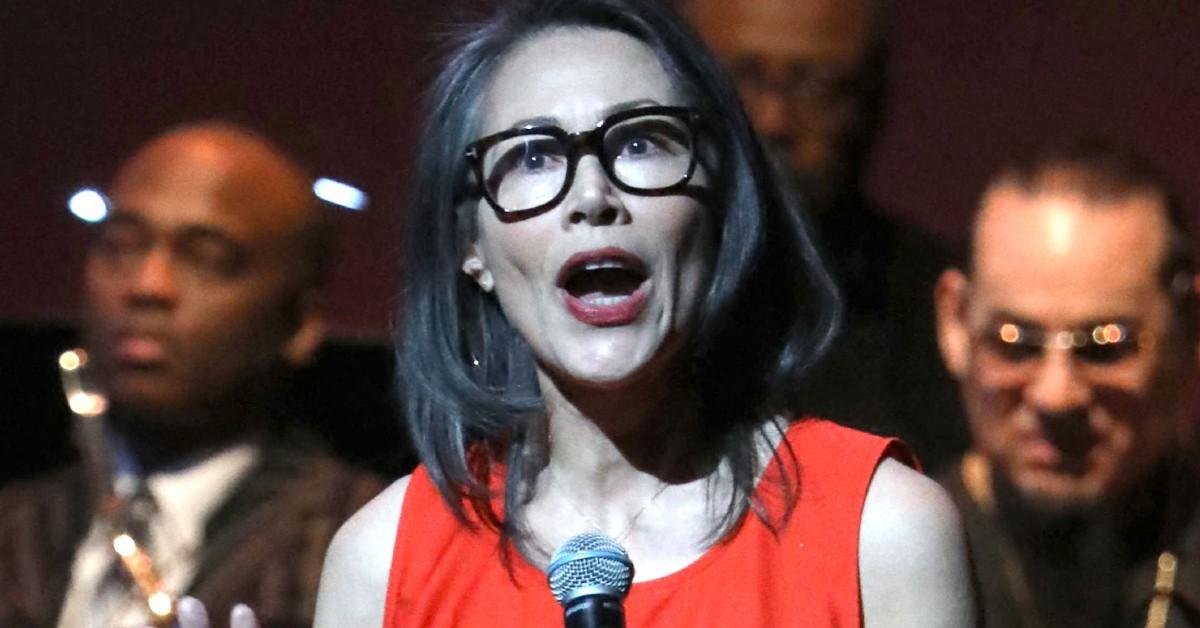 Ann Curry at a jazz concert