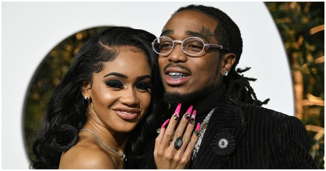 (l-r): Sawetie and Quavo