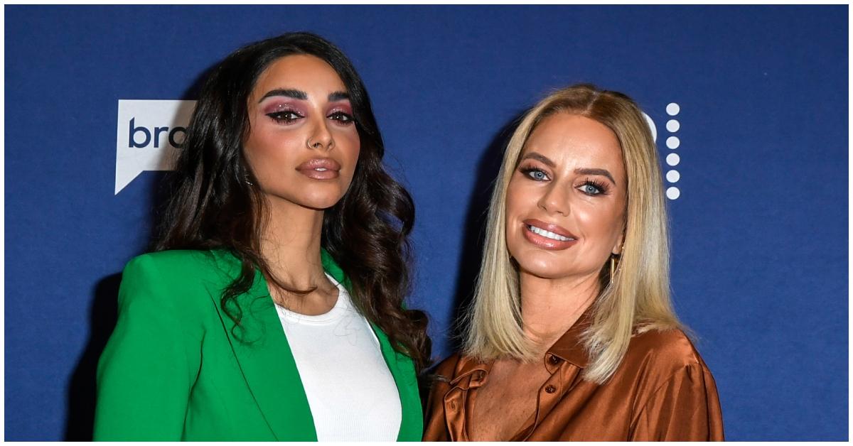 (l-r): Sara Al Madani and Caroline Stanbury