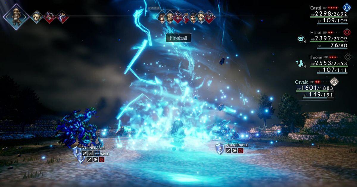 Octopath Traveler II Combat