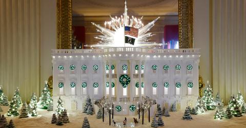 The 2024 White House gingerbread house