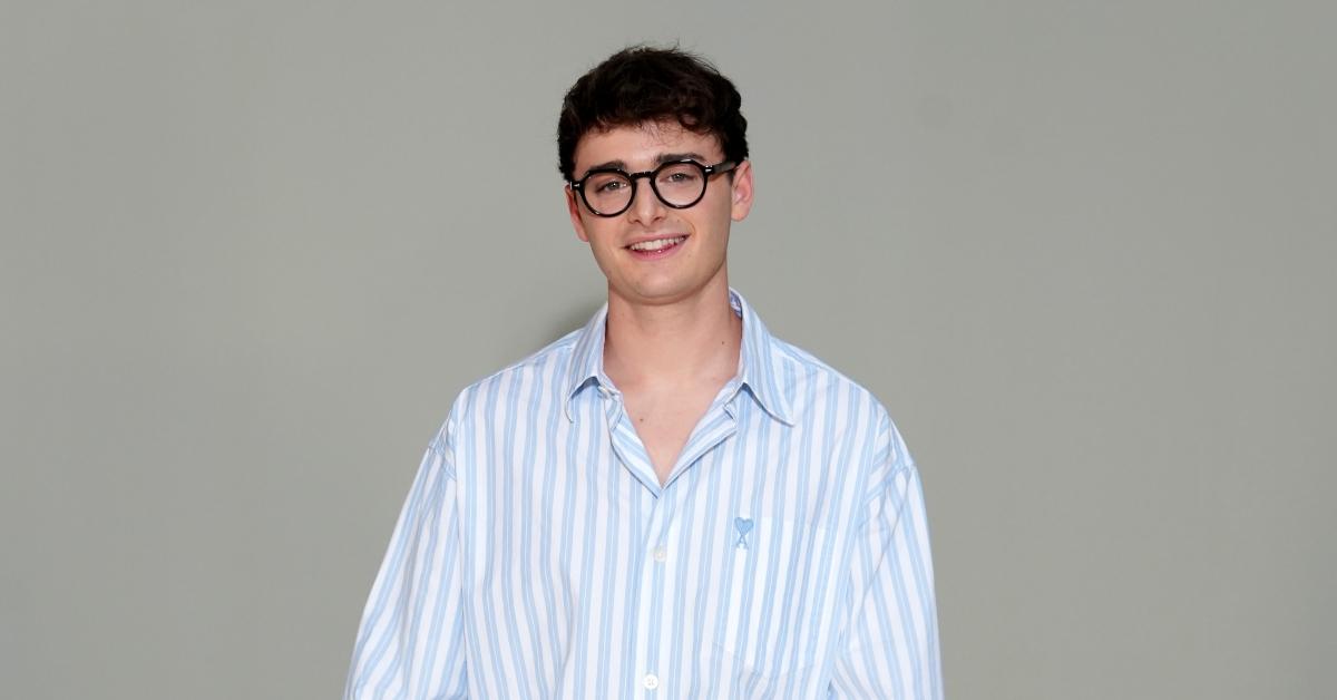 noah schnapp with glasses at paris fashion week 2023