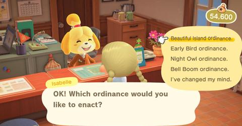 ordinances in 'Animal Crossing'