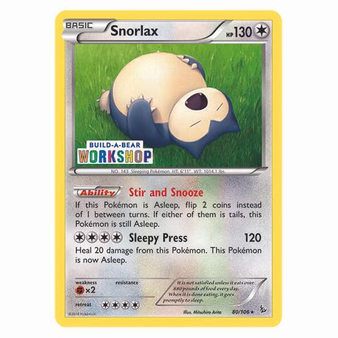 build a bear pokemon snorlax