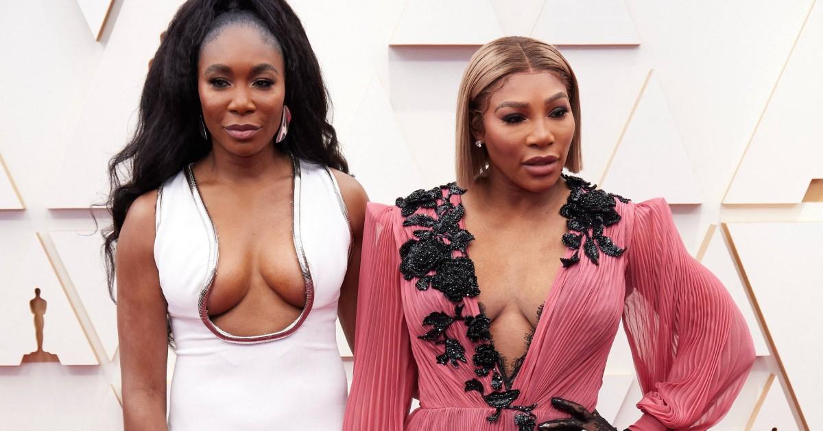 Serena and Venus Williams attending an event together