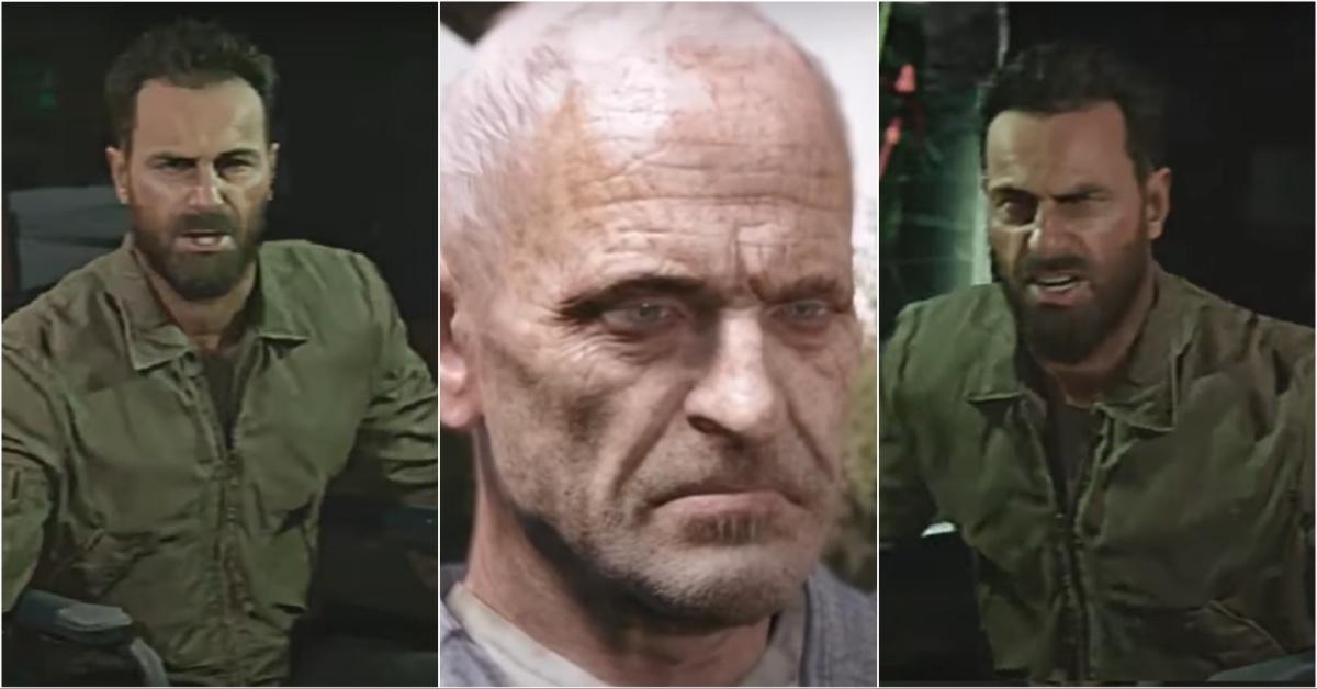 Side by side stills of Frank Woods from Black Ops 6.